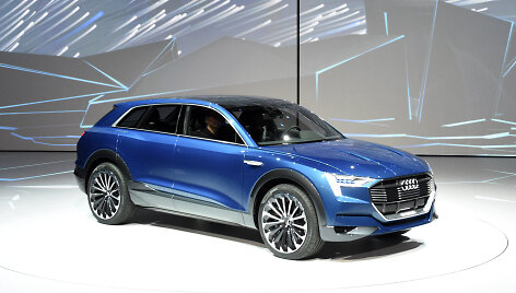 &bdquo;Audi e-tron Quattro&ldquo; koncepcinio modelio pristatymas Frankfurto automobilių parodoje