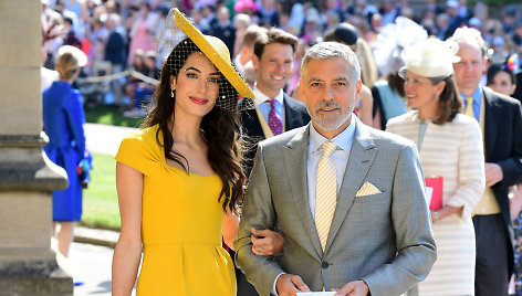 Amal Clooney ir George Clooney