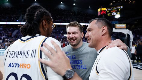 Trey Thompkinsas, Luka Dončičius ir Jonas Mačiulis