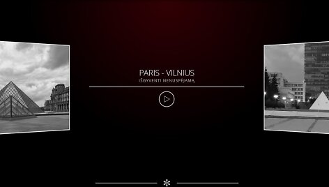 Paris-Vilnius. I&scaron;gyventi nenuspėjamą