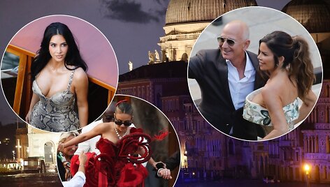 Jeffo Bezoso ir Lauren Sanchez vakarėlis prie&scaron; vestuves