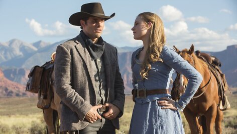 Jamesas Marsdenas ir Evan Rachel Wood seriale &bdquo;Vakarų pasaulis&ldquo; 