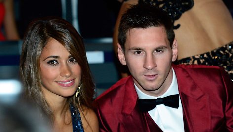 Lionelis Messi ir Antonella Roccuzzo