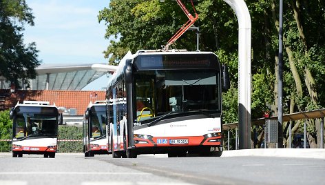 Įkrovimo stotelė autobusams