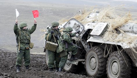 Rusijos remiami Luhansko separatistų kovotojai