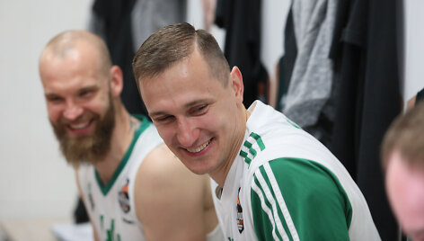 &bdquo;Žalgirio&ldquo; rūbinė po pergalės
