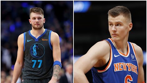 Luka Dončičius ir Kristapas Porzingis