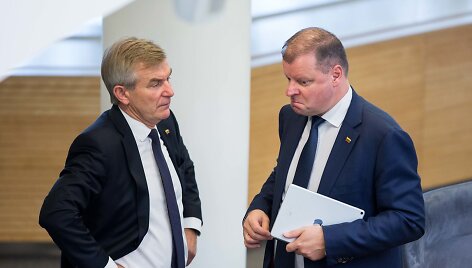 Viktoras Pranckietis ir Saulius Skvernelis