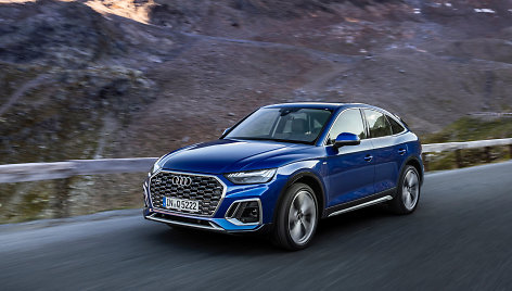 „Audi Q5 Sportback“: dinamiškų linijų kupė su charakteriu