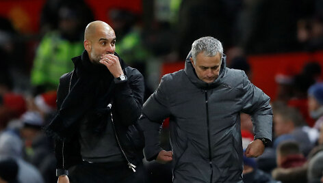 Pepas Guardiola ir Jose Mourinho