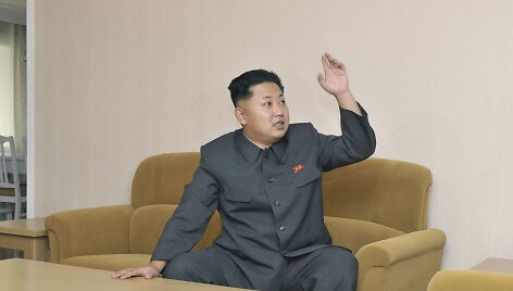 &Scaron;iaurės Korėjos lyderis Kim Jong Unas