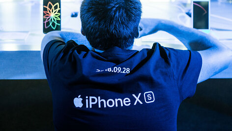 &bdquo;iPhone Xs&ldquo; prekybos pradžia &bdquo;Topo centre&ldquo; ir &bdquo;Apple shop&ldquo;