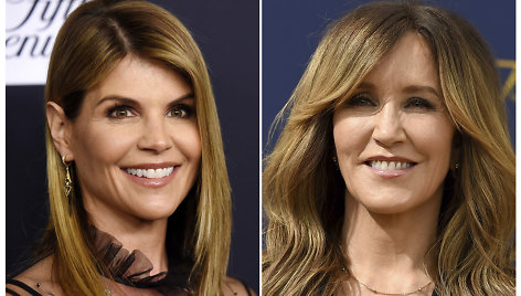 Lori Loughlin ir Felicity Huffman