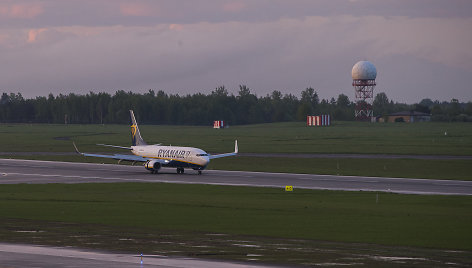 Grįžo „Ryanair“ lėktuvas iš Minsko