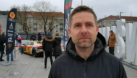 LASF prezidentas Egidijus Janavičius komandos &bdquo;&Scaron;iauliai-RD Signs&ldquo; pristatyme 