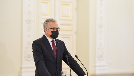 Prezidento G.Nausėdos spaudos konferencija