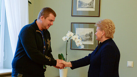 Dmitrijus Bulatovas ir Dalia Grybauskaitė