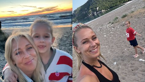 Ineta Stasiulytė su dukra Frėja