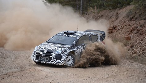 „Hyundai i20 WRC“ bandymai