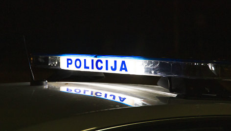 Policijos reidas Vilniaus gatvėse