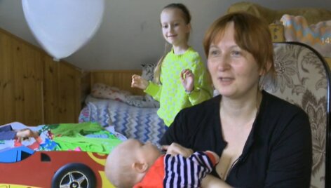 Daugiavaikė mama Jurgita Pocienė