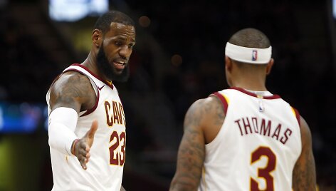 LeBronas Jamesas ir Isaiah Thomasas