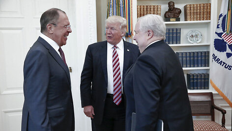 S.Lavrovas, D.Trumpas ir S.Kisliakas