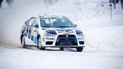 Dominykas Butvilas &bdquo;Halls Winter Rally&ldquo; varžybose