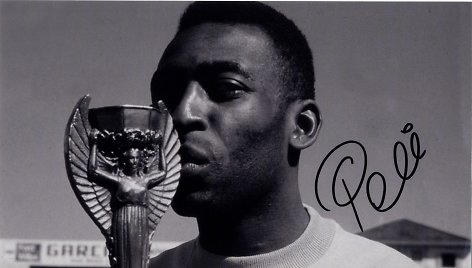 Pele su Jules Rimet trofėjumi