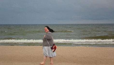 Danutė Ančerytė pajūryje