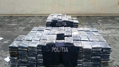 Rumunijos policija sulaikė didelę kokaino siuntą