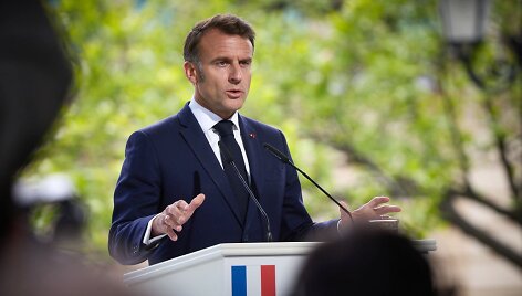 Emmanuelis Macronas /  / The Presidential Office of Ukrai