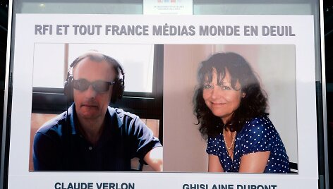 Nužudyti prancūzai žurnalistai Claude'as Verlonas ir Ghislaine Dupont
