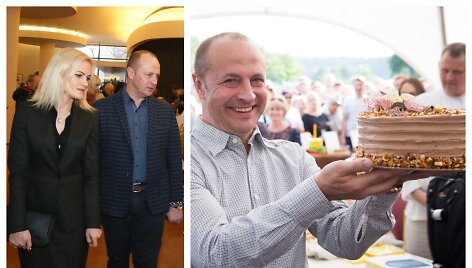 Ričardas Malinauskas su žmona Vaida