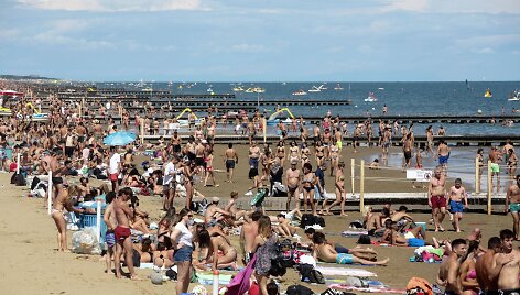 Italijos paplūdimiai atslūgus koronaviruso epidemijai