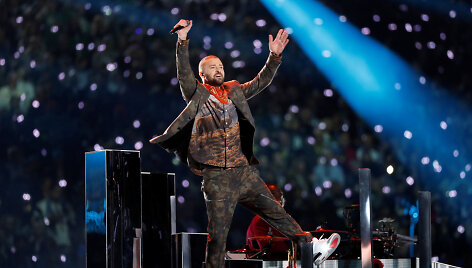 Justino Timberlake'o &scaron;ou per &bdquo;Super Bowl&ldquo;