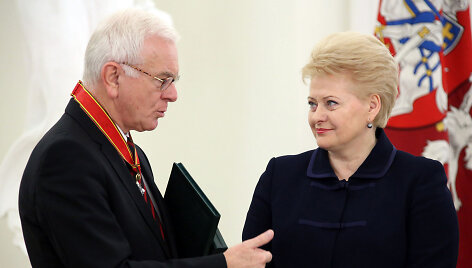 Hans-Gertas Hermannas Poeteringas ir Dalia Grybauskaitė
