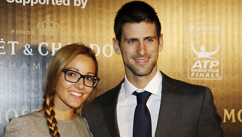 Jelena Ristič ir Novakas Džokovičius