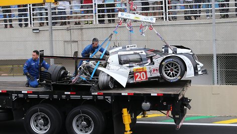 Marko  Webberio „Porsche 919 Hybrid“ po avarijos