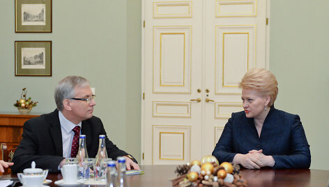 Rimantas &Scaron;adžius ir Dalia Grybauskaitė