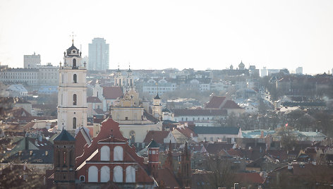 Vilniaus panorama nuo Altanos kalno