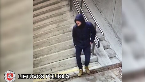 Užfiksuotas įtariamasis
