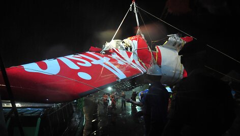 &bdquo;AirAsia&ldquo; lėktuvo nuolaužos
