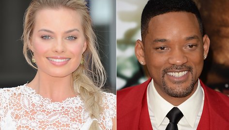 Margot Robbie ir Willas Smithas