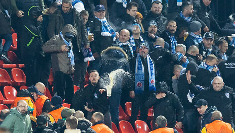 Incidentas rungtynių &bdquo;Žalgiris&ldquo; &ndash; &bdquo;Slovan&ldquo; metu