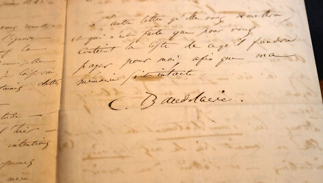 Prancūzų poeto Charles'io Baudelaire'o lai&scaron;kas