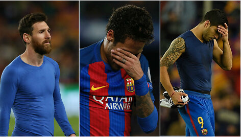 Lionelis Messi, Neymaras ir Luisas Suarezas