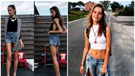 Paula Čepinskaitė (de&scaron;inėje dabar, jau įveikusi ligą)