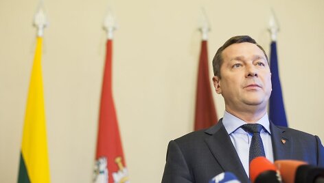 Artūras Zuokas Vilniaus rotu&scaron;ės Mero menėje.
