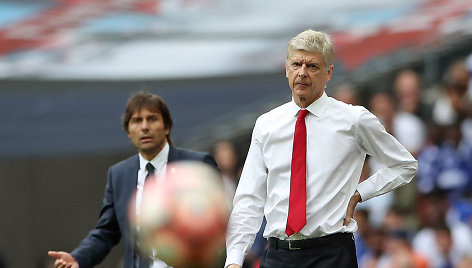 Antonio Conte ir Arsene'as Wangeras